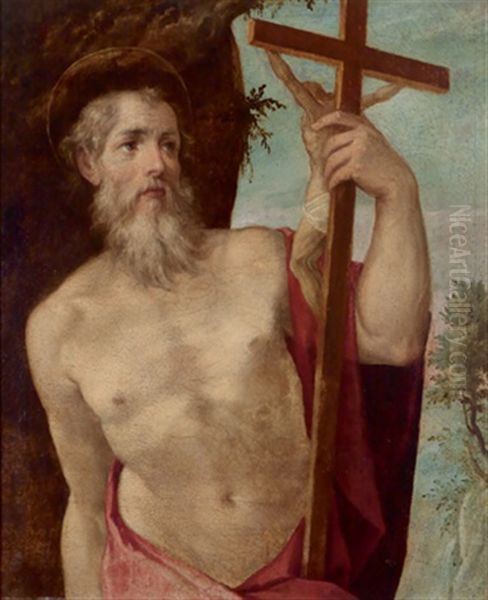 Der Heilige Hieronymus - San Gerolamo Oil Painting by Girolamo Muziano