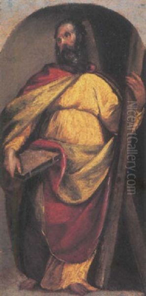 Saint Andrew Oil Painting by Girolamo Muziano