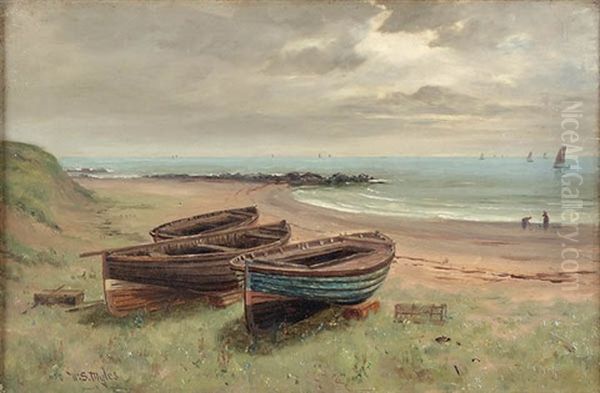 Along The Shore Oil Painting by William Scott Myles