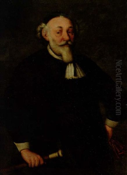 Brukspatron Henrik De Trij Oil Painting by Daniel Mytens the Elder