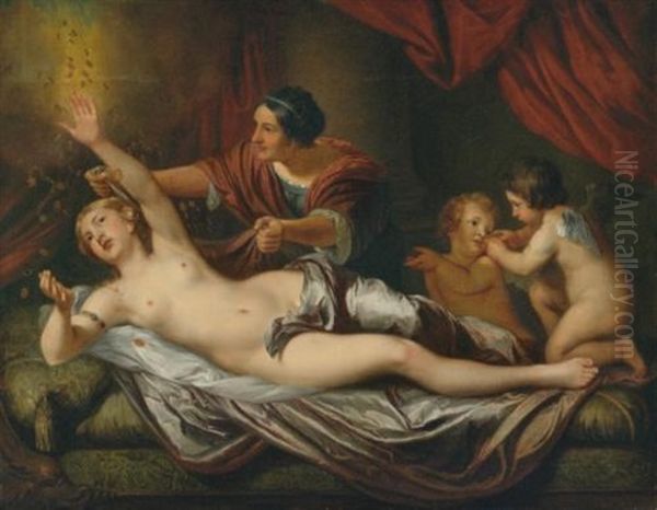 Danae Oil Painting by Daniel Mytens the Younger