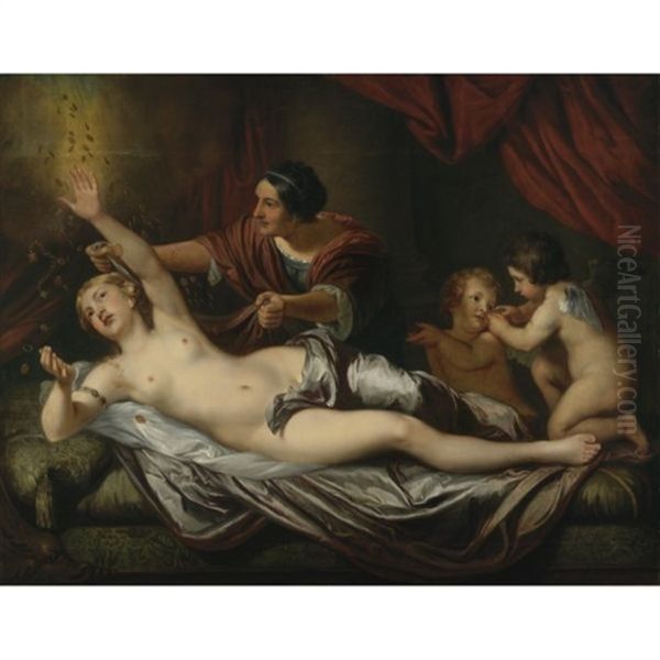 Danae Oil Painting by Daniel Mytens the Younger