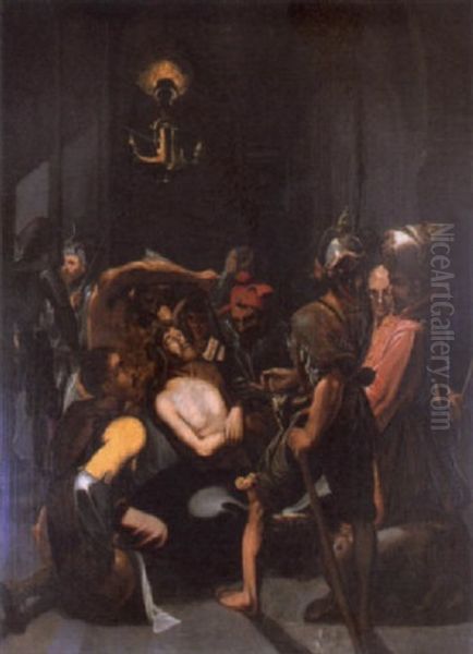 La Flagellation Du Christ Oil Painting by Arnold (Aert) Mytens