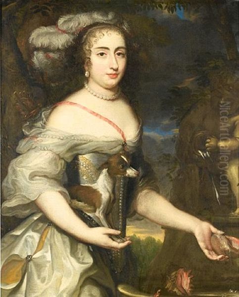 Portrait Of A Lady, As Diana by Jan Mytens