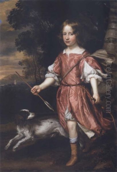 Portrait Of A Boy (charles Lennox, Duke Of Richmond?) Oil Painting by Jan Mytens