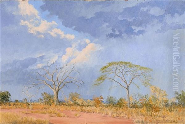 Bushveld Scene Oil Painting by Martin (Martinus I) Mytens