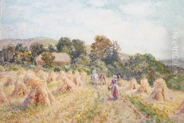 On Cocking Downs, Midhurst Oil Painting by James Georges Bingley