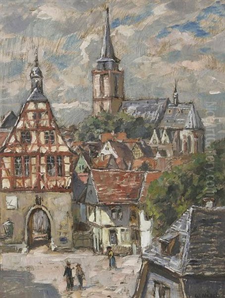 Oberursel Im Taunus Oil Painting by Wilhelm Nagel