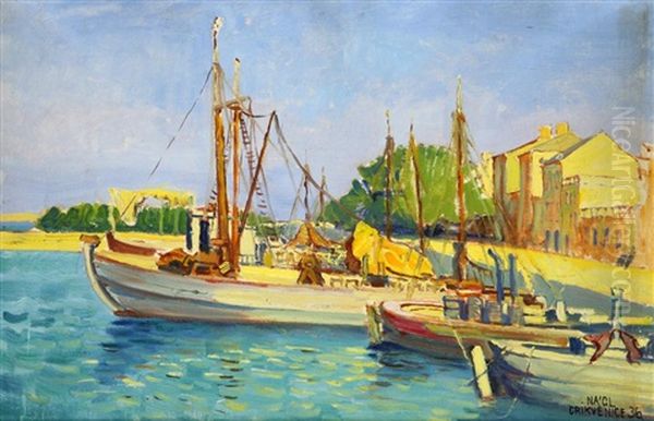 Hafen In Crikvenica Oil Painting by Frantisek Nagl