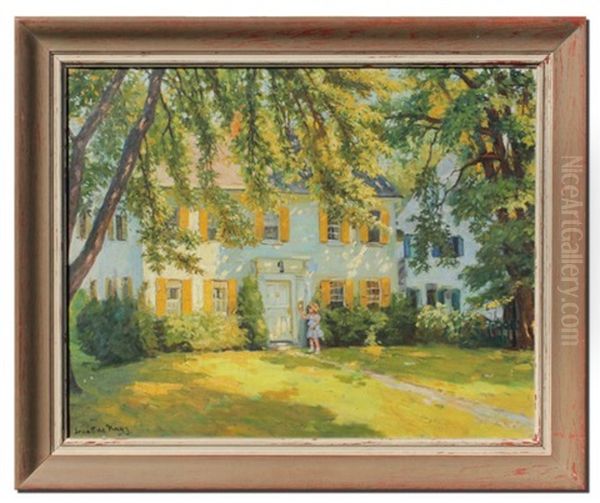 Summertime In The Neighborhood Oil Painting by Ernest De Nagy