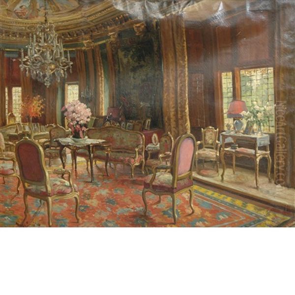 Salon by Ernest De Nagy