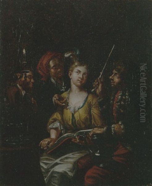 The Procuress Oil Painting by Matthys Naiveu