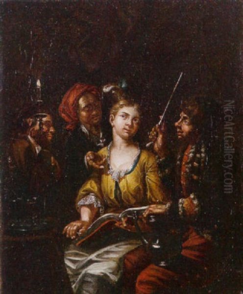 The Procuress Oil Painting by Matthys Naiveu