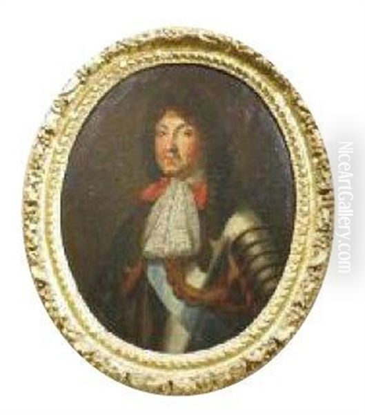 Portrait De Louis Xiv Jeune Oil Painting by Robert Nanteuil