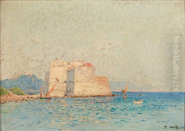 Le Chateau D'if Oil Painting by Francois Nardi