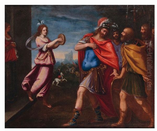 Episodio Biblico Del Vecchio Testamento Oil Painting by Francesco Nasini