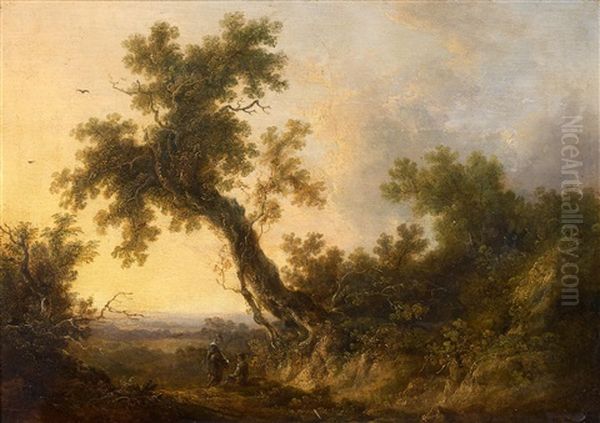 Paysage Anime Oil Painting by Alexander Nasmyth