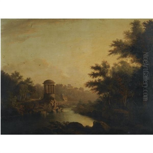 St. Bernard's Well Oil Painting by Alexander Nasmyth