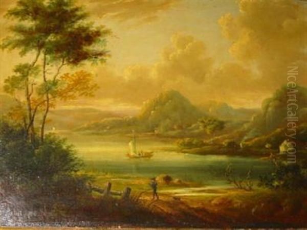 View In Scotland Oil Painting by Alexander Nasmyth