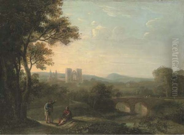 View Of Jedburgh Abbey From The North-west by Alexander Nasmyth