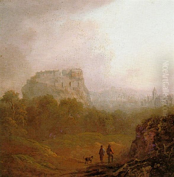 Edinburgh Castle Oil Painting by Alexander Nasmyth