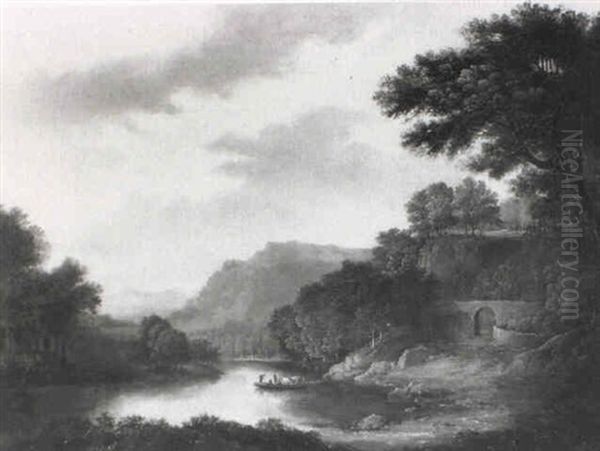 The Ferryman Oil Painting by Alexander Nasmyth