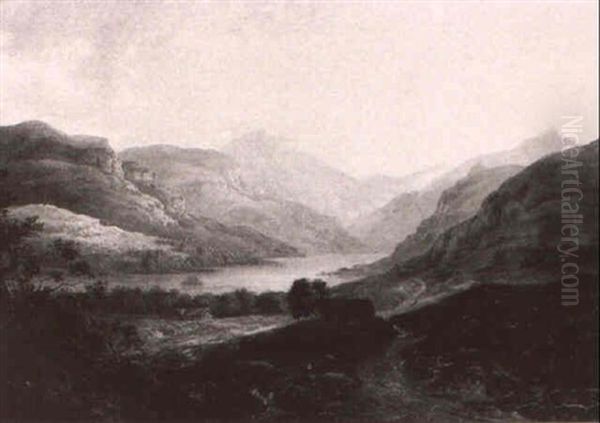 In The Highlands Oil Painting by Alexander Nasmyth