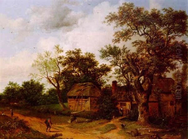 At Cadbrooke, Surry Oil Painting by Jane Nasmyth