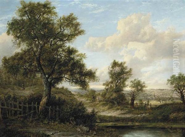 The Country Track Oil Painting by Patrick Nasmyth