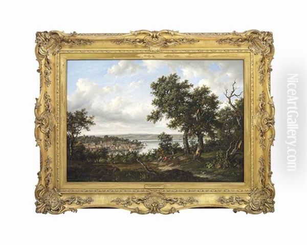 A View Of Cowes, Isle Of Wight Oil Painting by Patrick Nasmyth