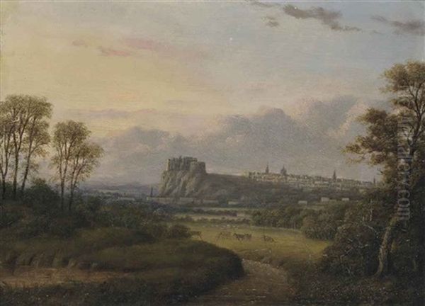 A View Of Edinburgh From Bruntsfield Oil Painting by Patrick Nasmyth