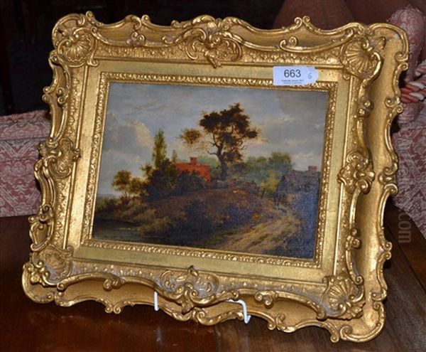 Landscape With Figures Oil Painting by Patrick Nasmyth