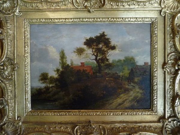 Landscape With Figures Oil Painting by Patrick Nasmyth