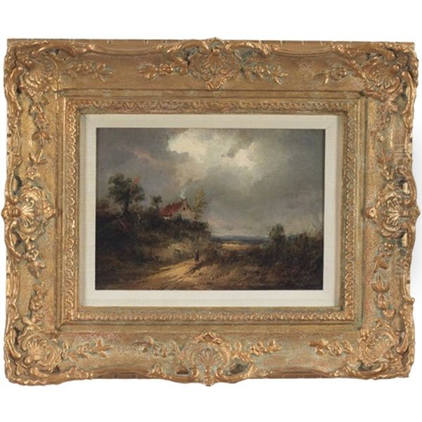 The Road To The Moor Oil Painting by Patrick Nasmyth