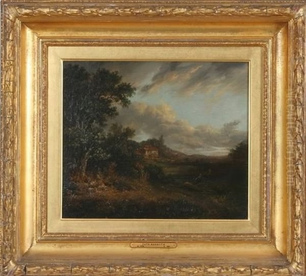 Landscape With Cottage Oil Painting by Patrick Nasmyth