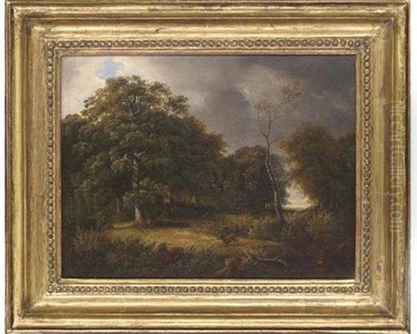 The Stag Shoot Oil Painting by Patrick Nasmyth