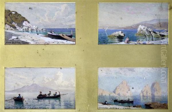 Views Of Capri Oil Painting by Edward Binyon