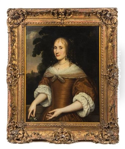 Portrait Of The Princess Of Orange Oil Painting by Pieter Nason