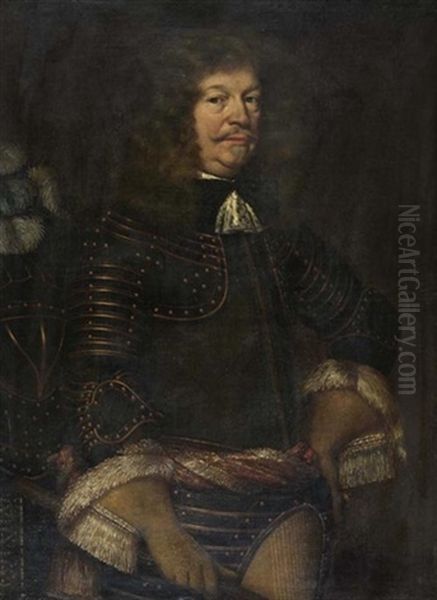 Kurfurst Friedrich Willhelm Von Brandenburg Oil Painting by Pieter Nason