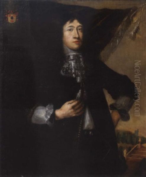 A Portrait Of A Gentleman Oil Painting by Pieter Nason