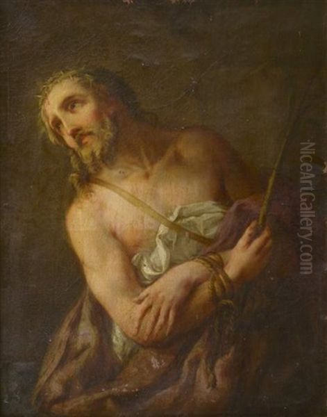 Le Christ Au Roseau Oil Painting by Charles Joseph Natoire