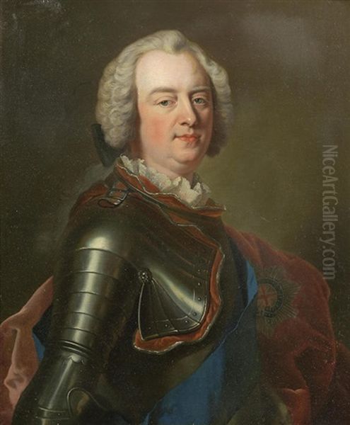 Portrait Of Charles Lennox, 2nd Duke Of Richmond Oil Painting by Jean Marc Nattier