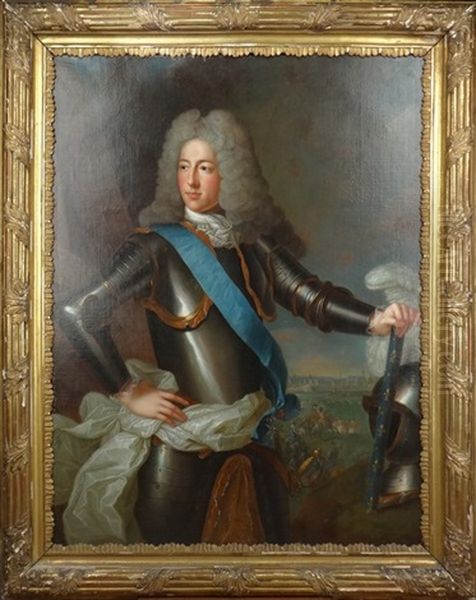 Portrait Du Duc D'orleans Oil Painting by Jean Marc Nattier