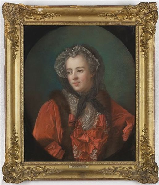 Portrait De Marie Leszczynska, Reine De France Oil Painting by Jean Marc Nattier