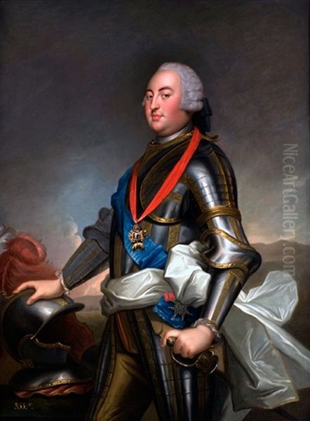 Bildnis Des Herzog Louis Philippe Von Orleans (12.5.1725 - 18.11.1785) Oil Painting by Jean Marc Nattier