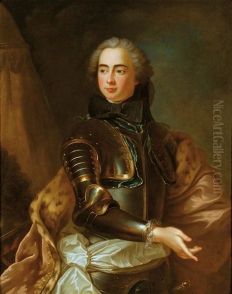 Portrait D'un Jeune Prince Oil Painting by Jean Marc Nattier