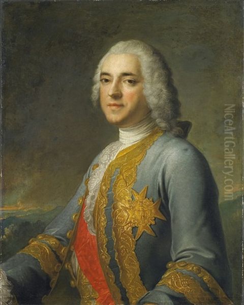 Bildnis Des Comte D'argenson by Jean Marc Nattier