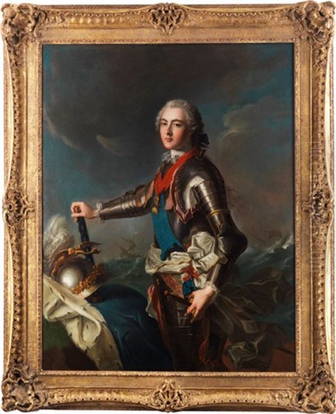 Portrait Von Louis Jean Marie De Bourbon, Duc De Penthievre Oil Painting by Jean Marc Nattier