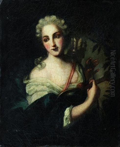 Diana Oil Painting by Jean Marc Nattier