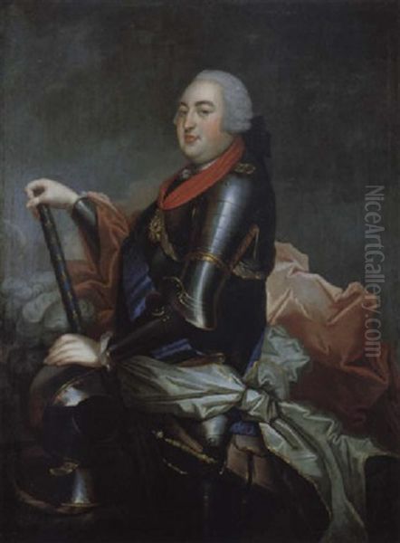 Bildnis Des Herzogs Louis Phillippe Von Orleans Oil Painting by Jean Marc Nattier